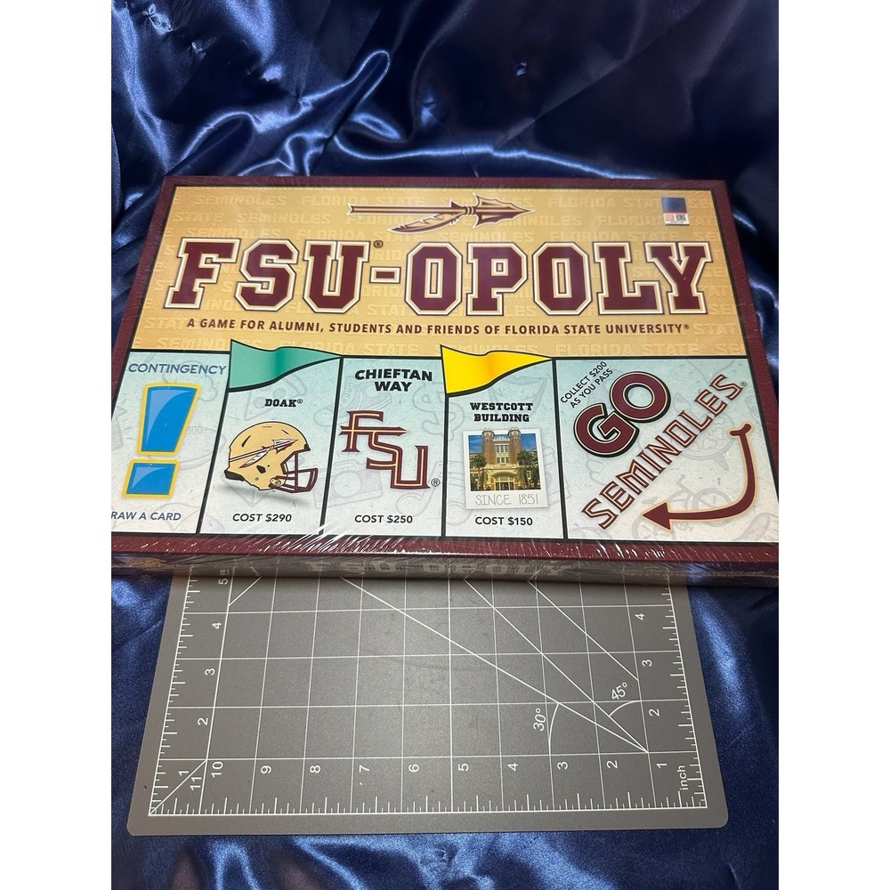 FSU GO SEMINOLES! FSU-OPOLY - Monopoly Themed Board Game Brand New Sealed In Box